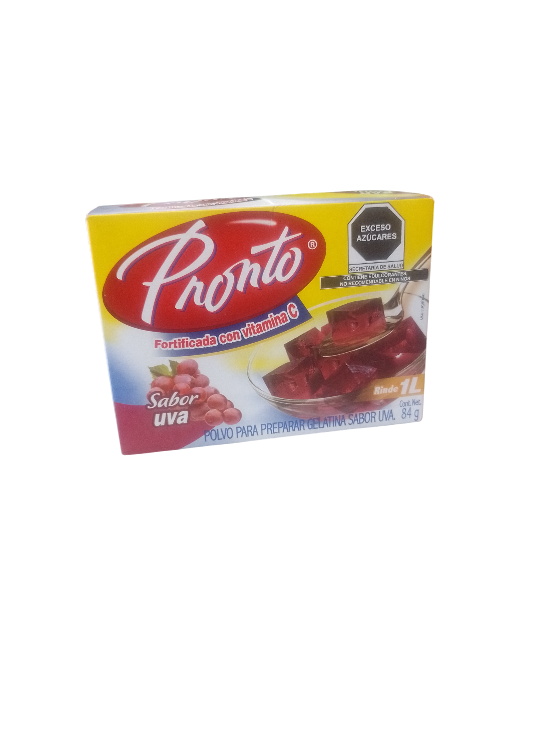 Polvo Para Preparar Gelatina Sabor Uva 84g - Producto de Abarrotes Varios en Super La Bodeguita